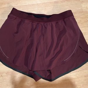 Lululemon running shorts size 8